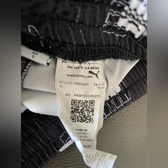 Puma Black & White Kids Logo shorts shirt Set - Picture 7 of 10